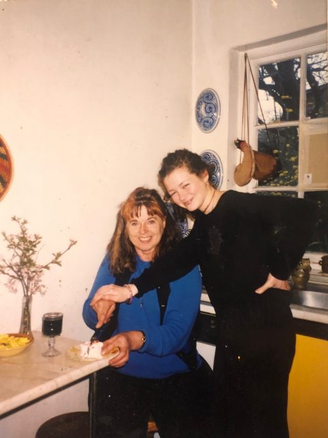 Sheila Finneran w/ niece, Jeannie, early 2000's