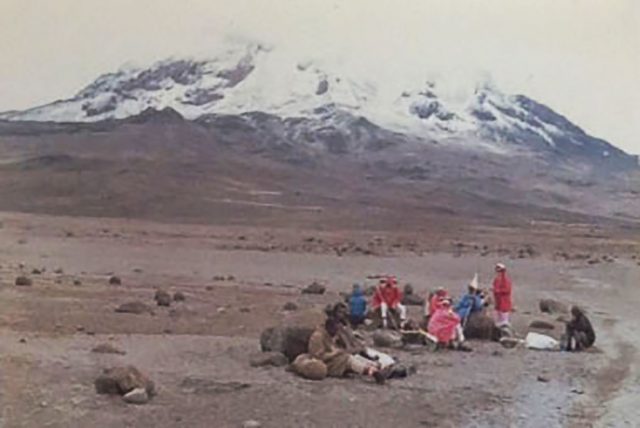 14,000 ft elevation on Mt. Kilimanjaro