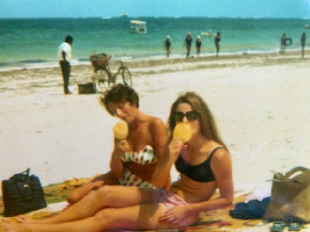 Sheila and Angela in Mombassa